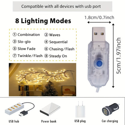 1 Flexible Wicker Lamp